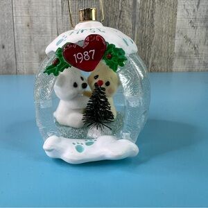 Hallmark First Christmas Together 1987 Bears In Igloo